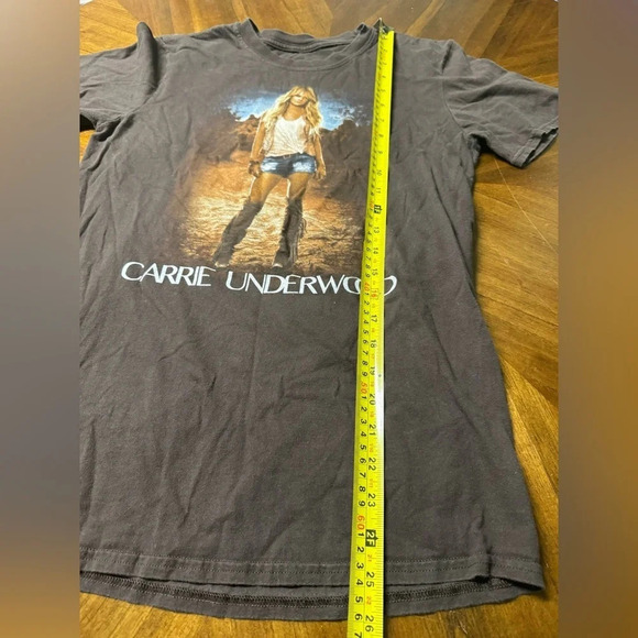 2016 CARRIE UNDERWOOD "The Storyteller" Concert Tour Brown Size Medium - Picture 5 of 6